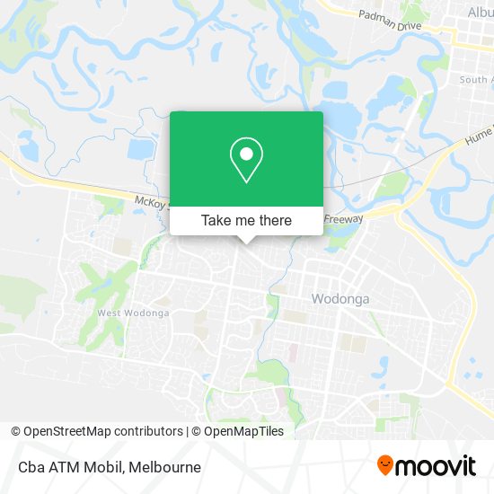 Cba ATM Mobil map