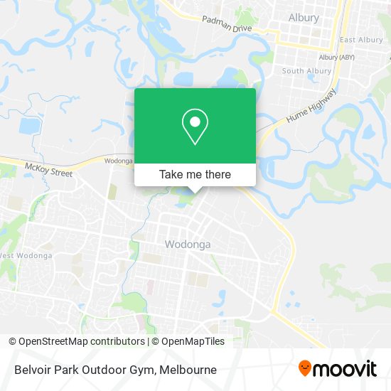 Belvoir Park Outdoor Gym map