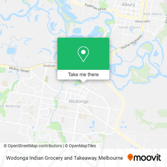 Wodonga Indian Grocery and Takeaway map