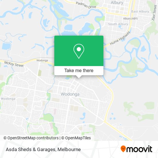 Asda Sheds & Garages map
