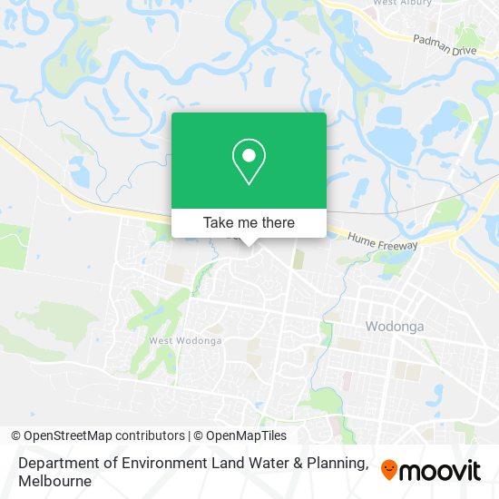 Department of Environment Land Water & Planning map