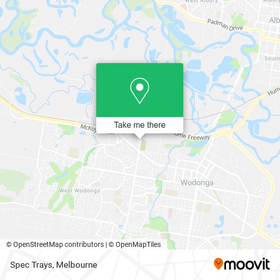 Spec Trays map