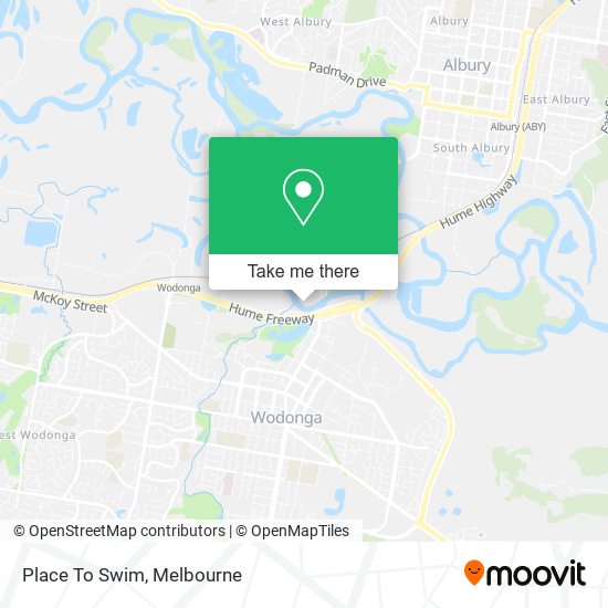 Place To Swim map