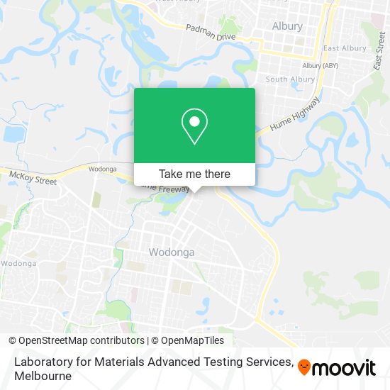 Laboratory for Materials Advanced Testing Services map