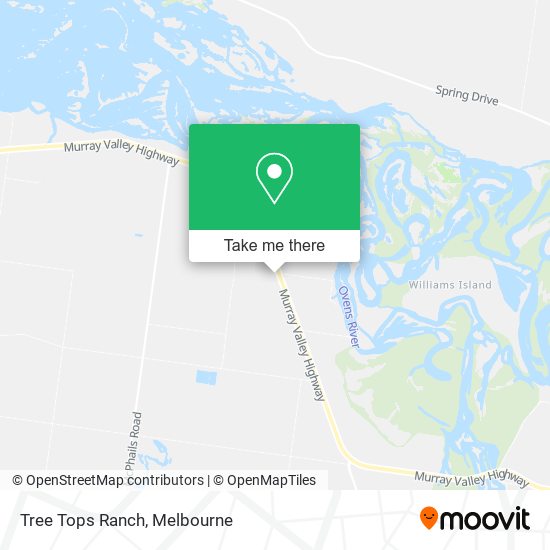 Tree Tops Ranch map
