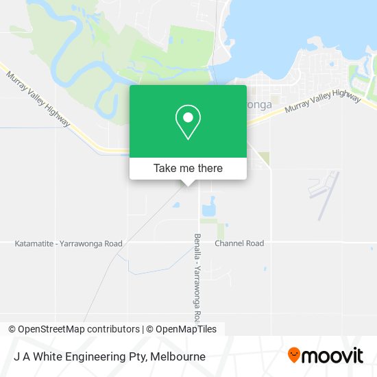 J A White Engineering Pty map