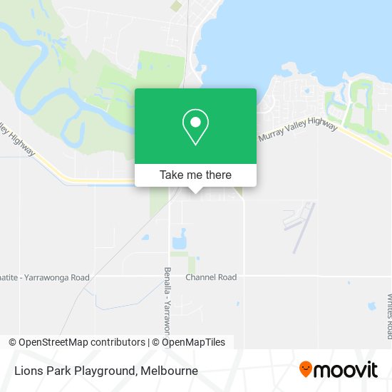 Lions Park Playground map