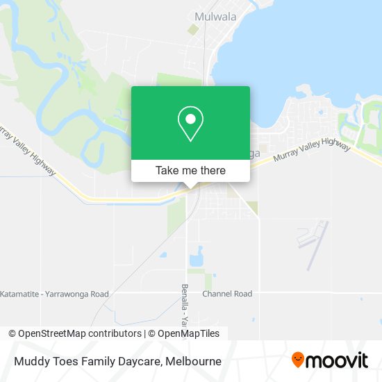 Mapa Muddy Toes Family Daycare