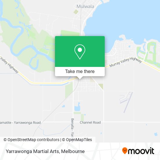 Mapa Yarrawonga Martial Arts