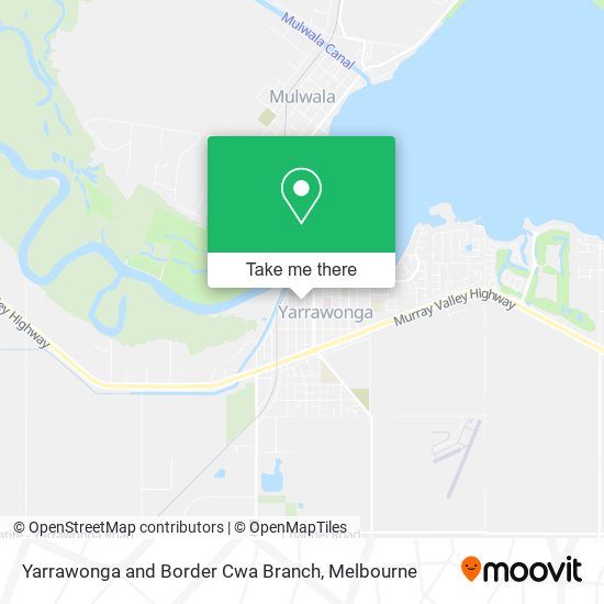 Yarrawonga and Border Cwa Branch map