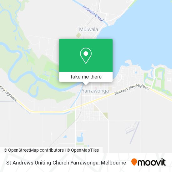 St Andrews Uniting Church Yarrawonga map