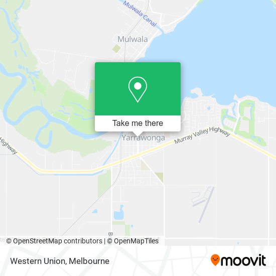 Western Union map