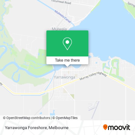 Yarrawonga Foreshore map