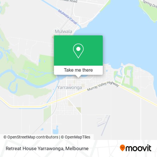 Retreat House Yarrawonga map