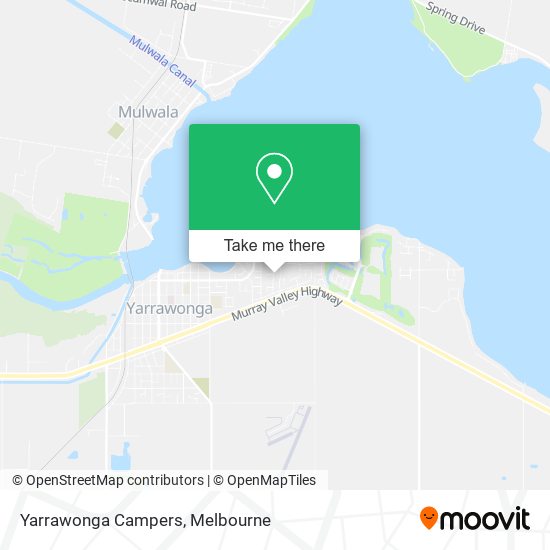 Yarrawonga Campers map