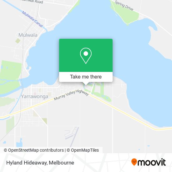 Hyland Hideaway map