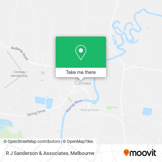 R J Sanderson & Associates map