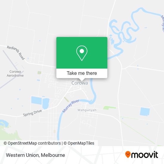 Western Union map