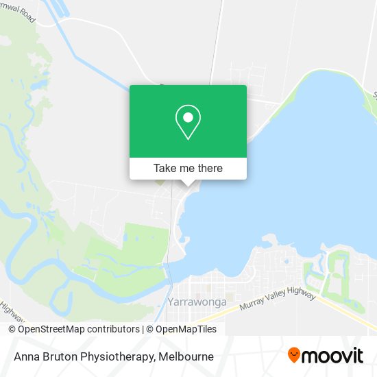 Anna Bruton Physiotherapy map