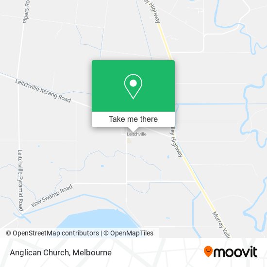 Anglican Church map