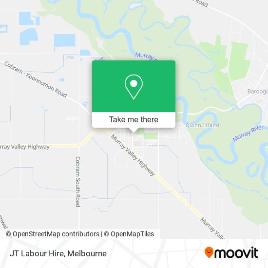 JT Labour Hire map