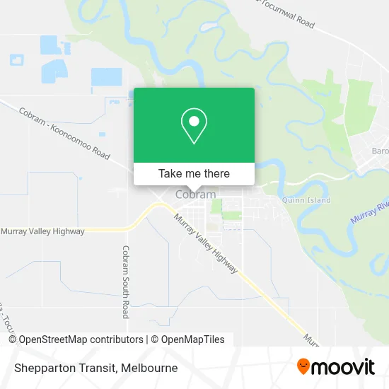 Mapa Shepparton Transit