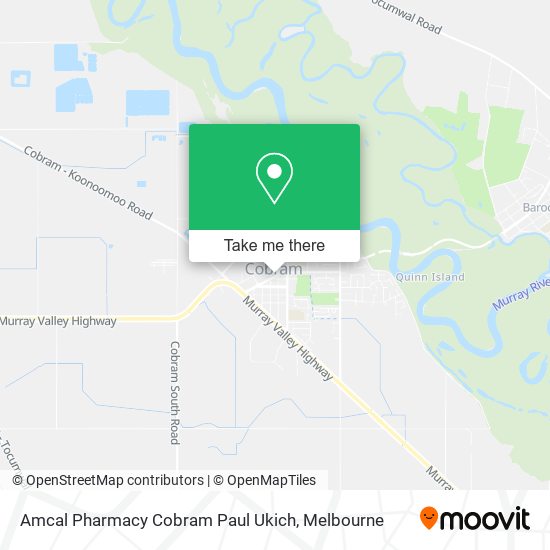 Amcal Pharmacy Cobram Paul Ukich map