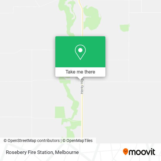 Rosebery Fire Station map