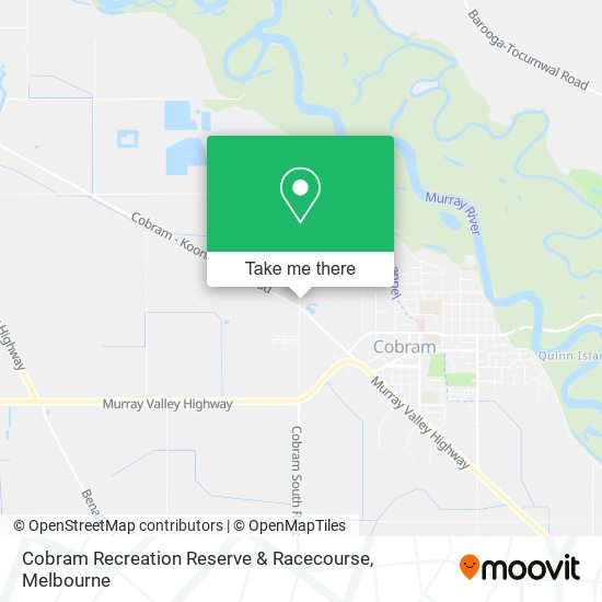 Cobram Recreation Reserve & Racecourse map