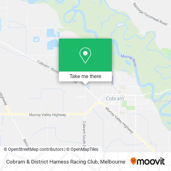 Cobram & District Harness Racing Club map