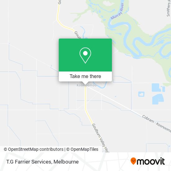 T.G Farrier Services map