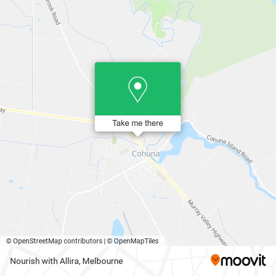 Nourish with Allira map