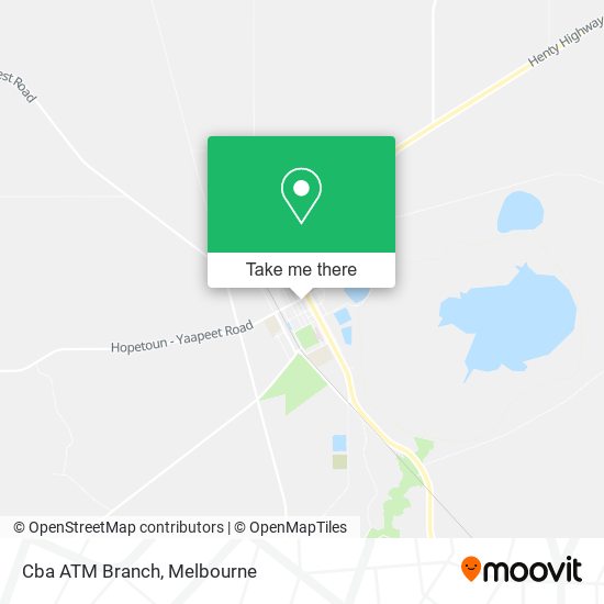 Cba ATM Branch map