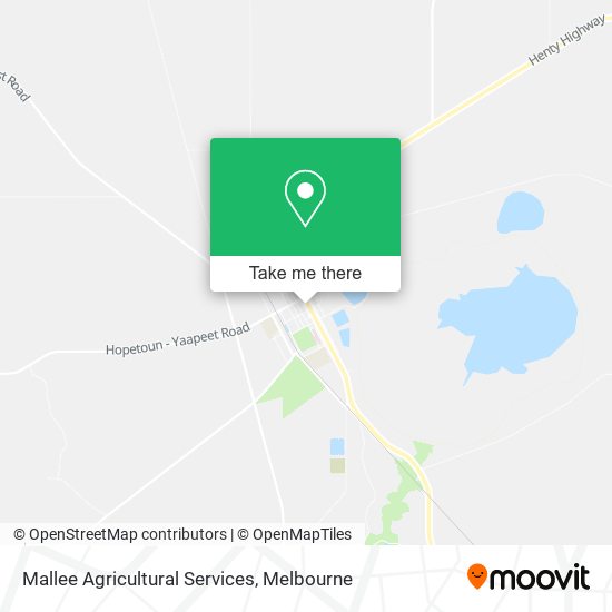 Mallee Agricultural Services map