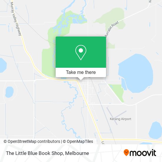 The Little Blue Book Shop map