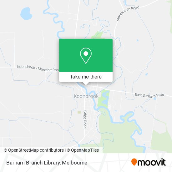 Barham Branch Library map