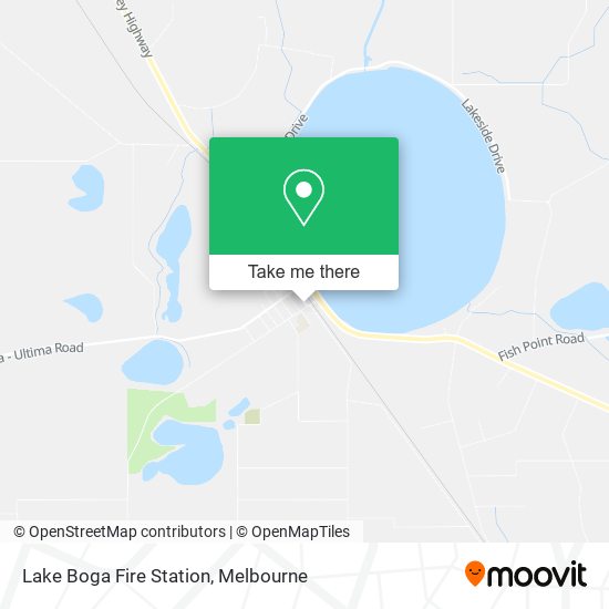 Lake Boga Fire Station map