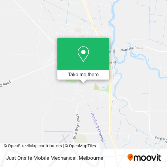 Just Onsite Mobile Mechanical map