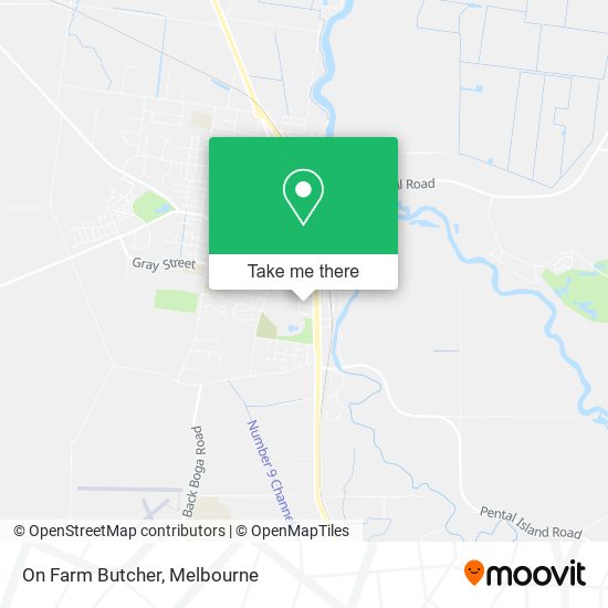 On Farm Butcher map