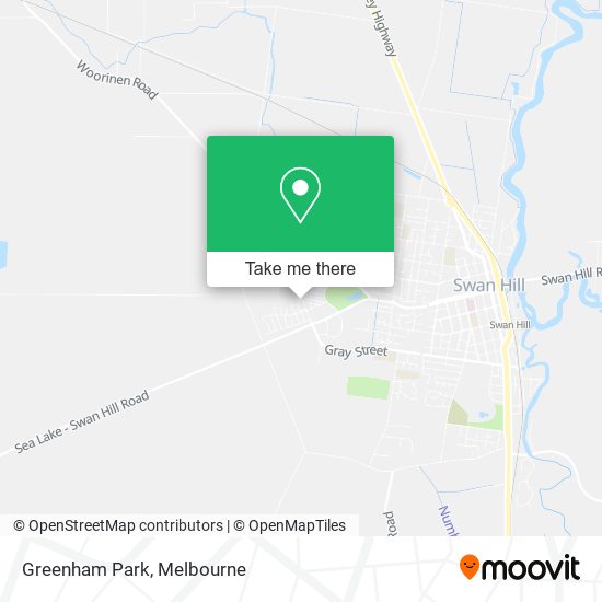 Greenham Park map