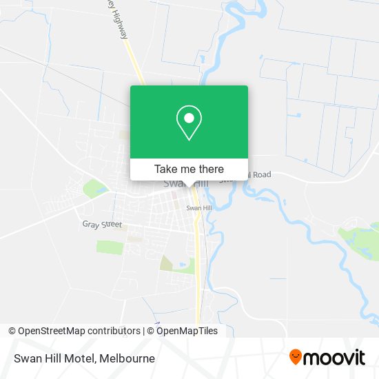 Swan Hill Motel map