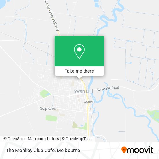 The Monkey Club Cafe map