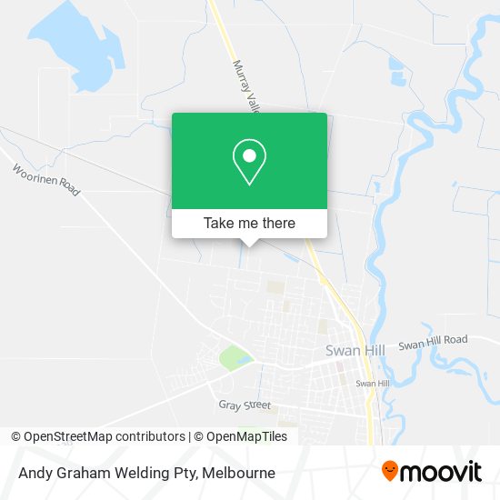 Andy Graham Welding Pty map