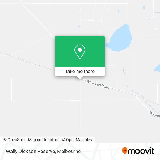 Wally Dickson Reserve map