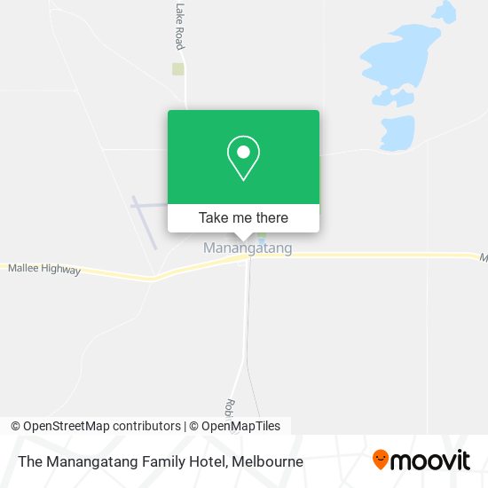 The Manangatang Family Hotel map