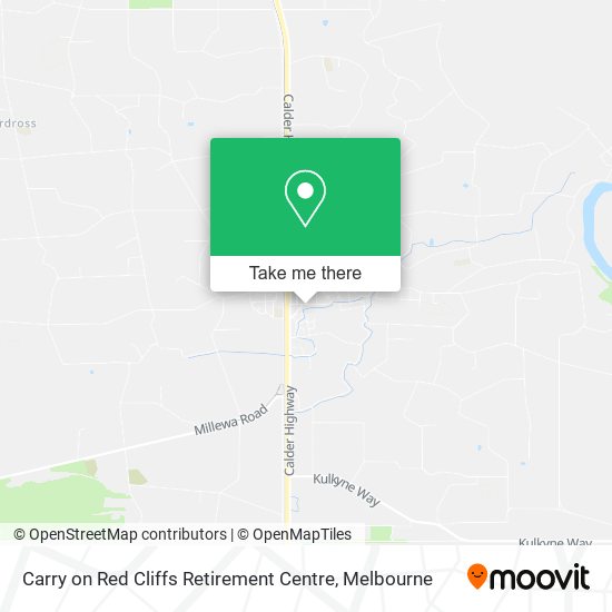 Carry on Red Cliffs Retirement Centre map