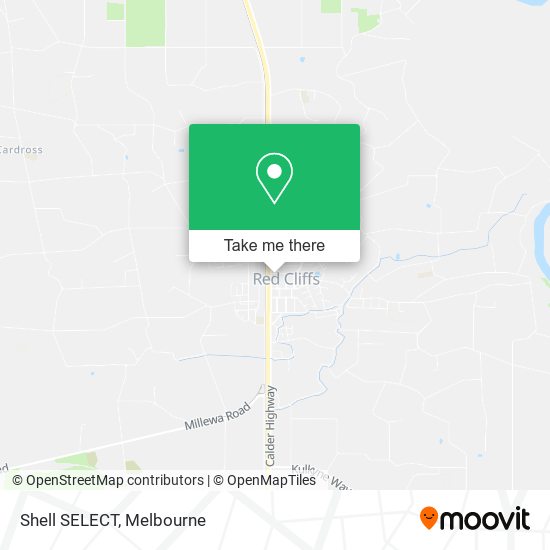 Shell SELECT map
