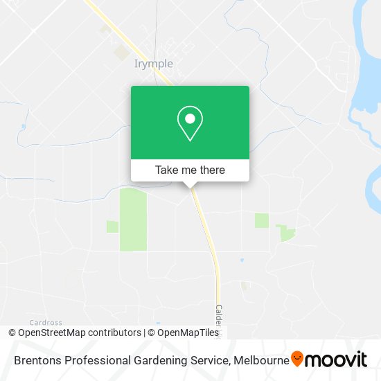 Brentons Professional Gardening Service map