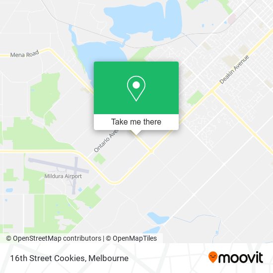 16th Street Cookies map