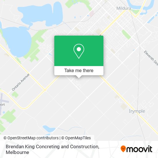 Brendan King Concreting and Construction map
